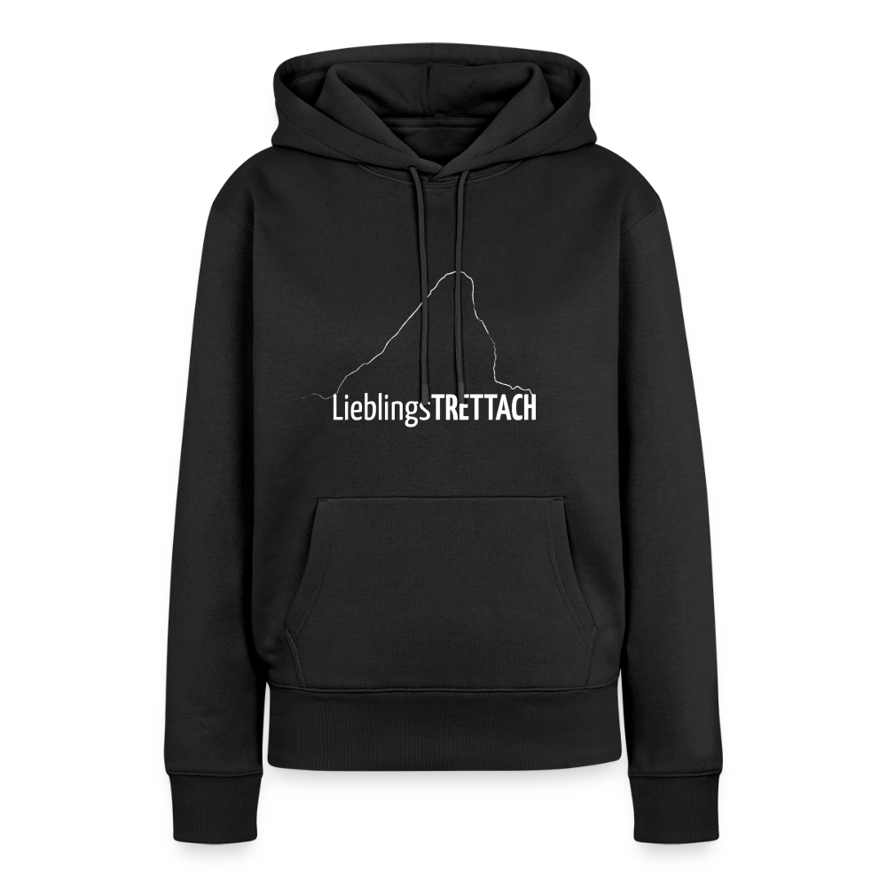Frauen Premium Hoodie | LieblingsTRETTACH - Schwarz