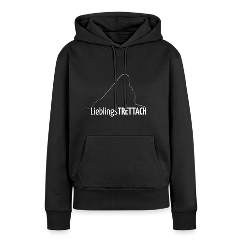 Frauen Premium Hoodie | LieblingsTRETTACH - Schwarz