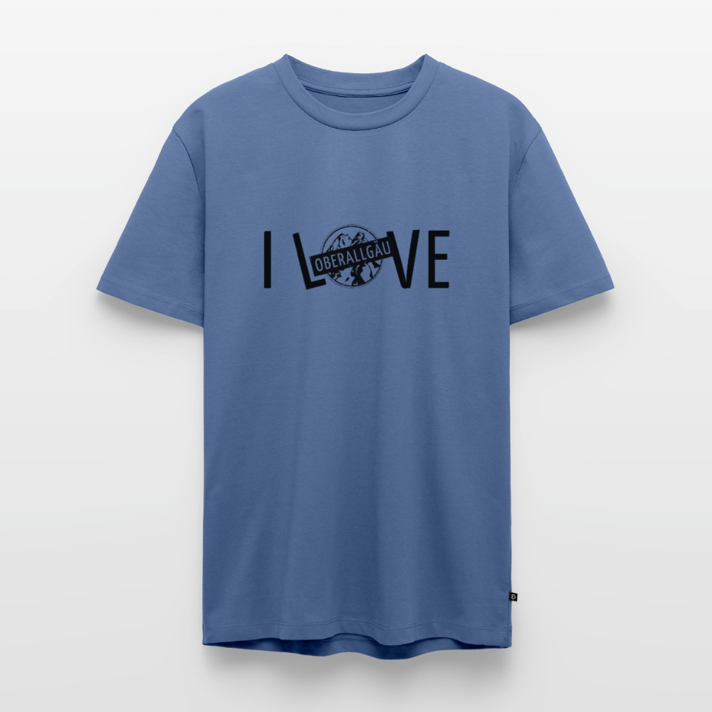Männer Premium T-Shirt | I LOVE - Taubenblau