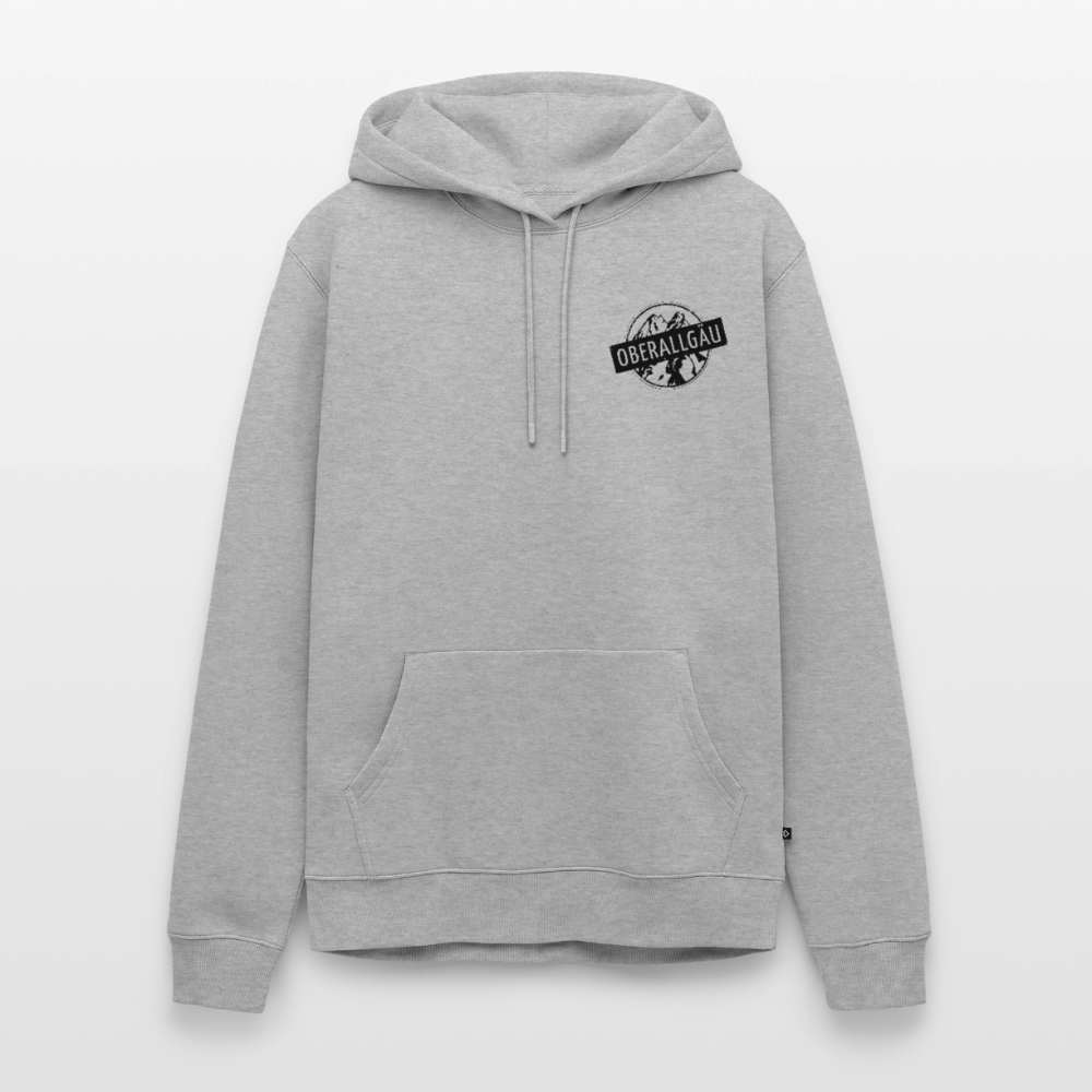 Männer Premium Hoodie | OBERALLGÄU - Grau meliert