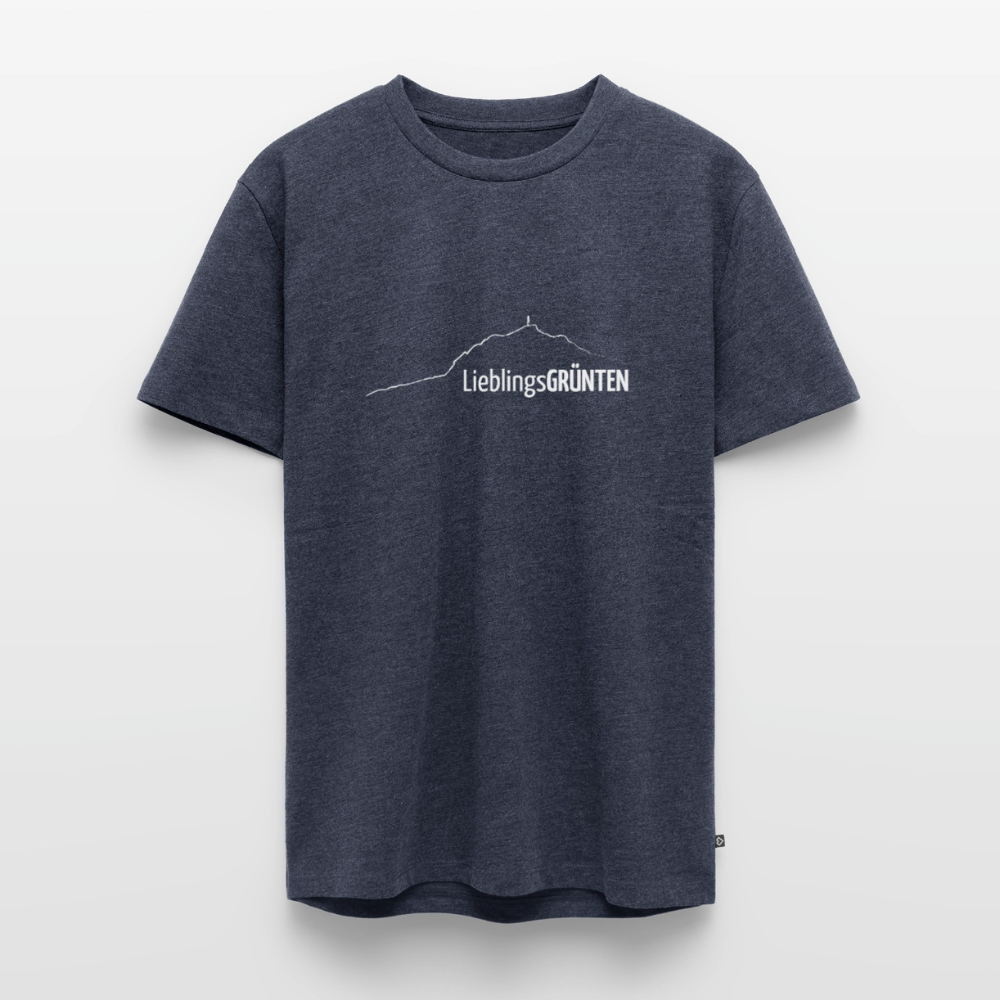Männer Premium T-Shirt | LieblingsGRÜNTEN - Jeansblau 
