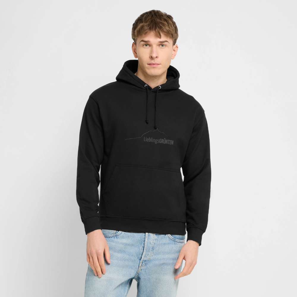 Unisex Hoodie | LieblingsGRÜNTEN - Schwarz
