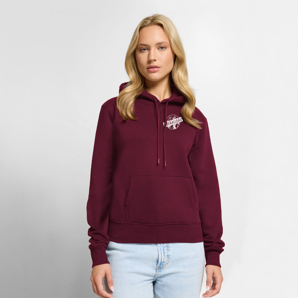 Frauen Premium Hoodie | OBERALLGÄU - Burgunderrot