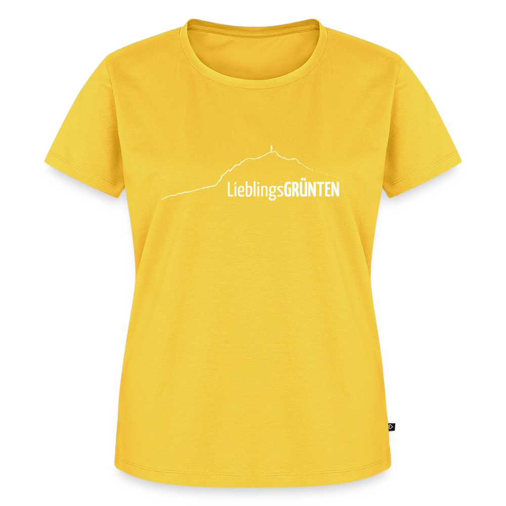 Frauen Premium T-Shirt | LieblingsGRÜNTEN - Sonnengelb