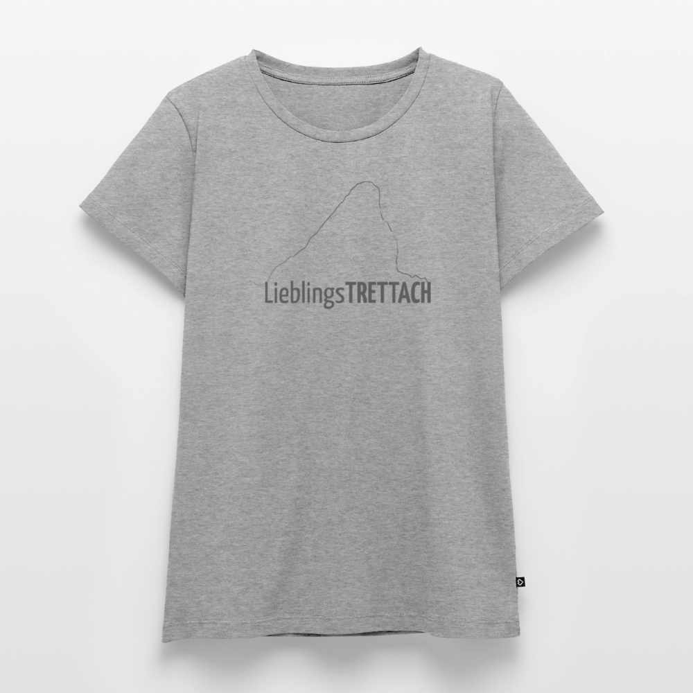 Frauen Premium T-Shirt | LieblingsTRETTACH - Grau meliert