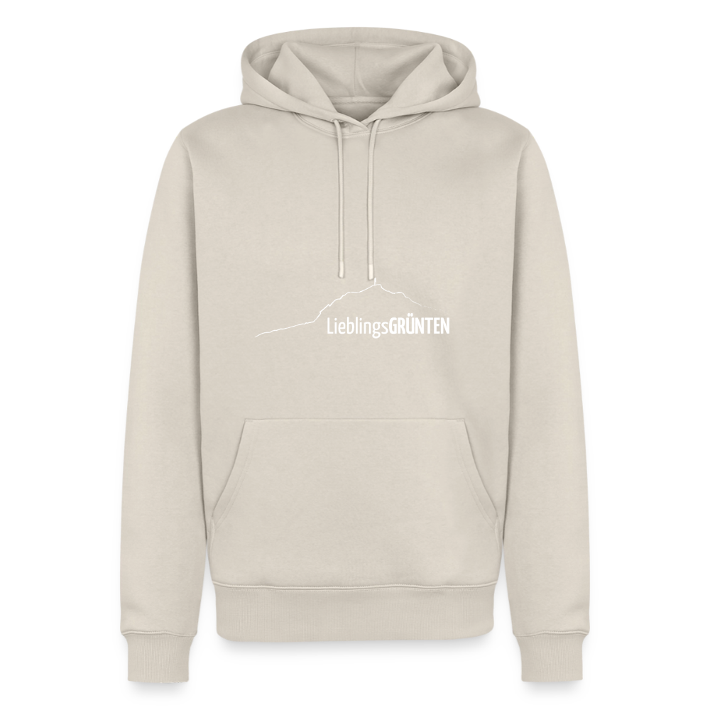 Männer Premium Hoodie | LieblingsGRÜNTEN - Beige