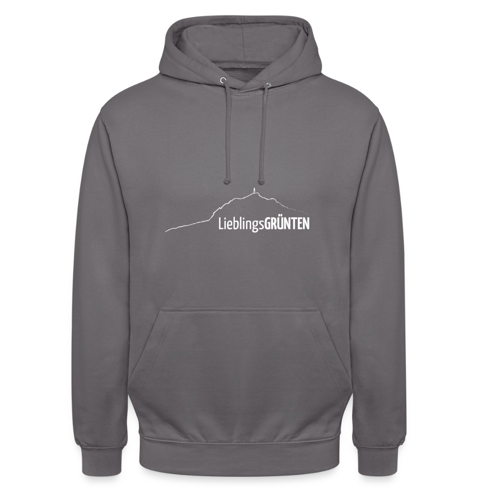 Unisex Hoodie | LieblingsGRÜNTEN - Mittelgrau