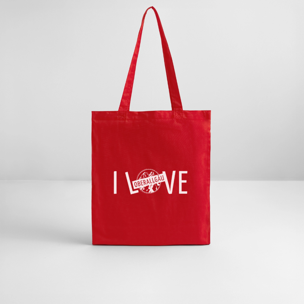 Stanley/Stella Bio-Stoffbeutel | I LOVE - Rot