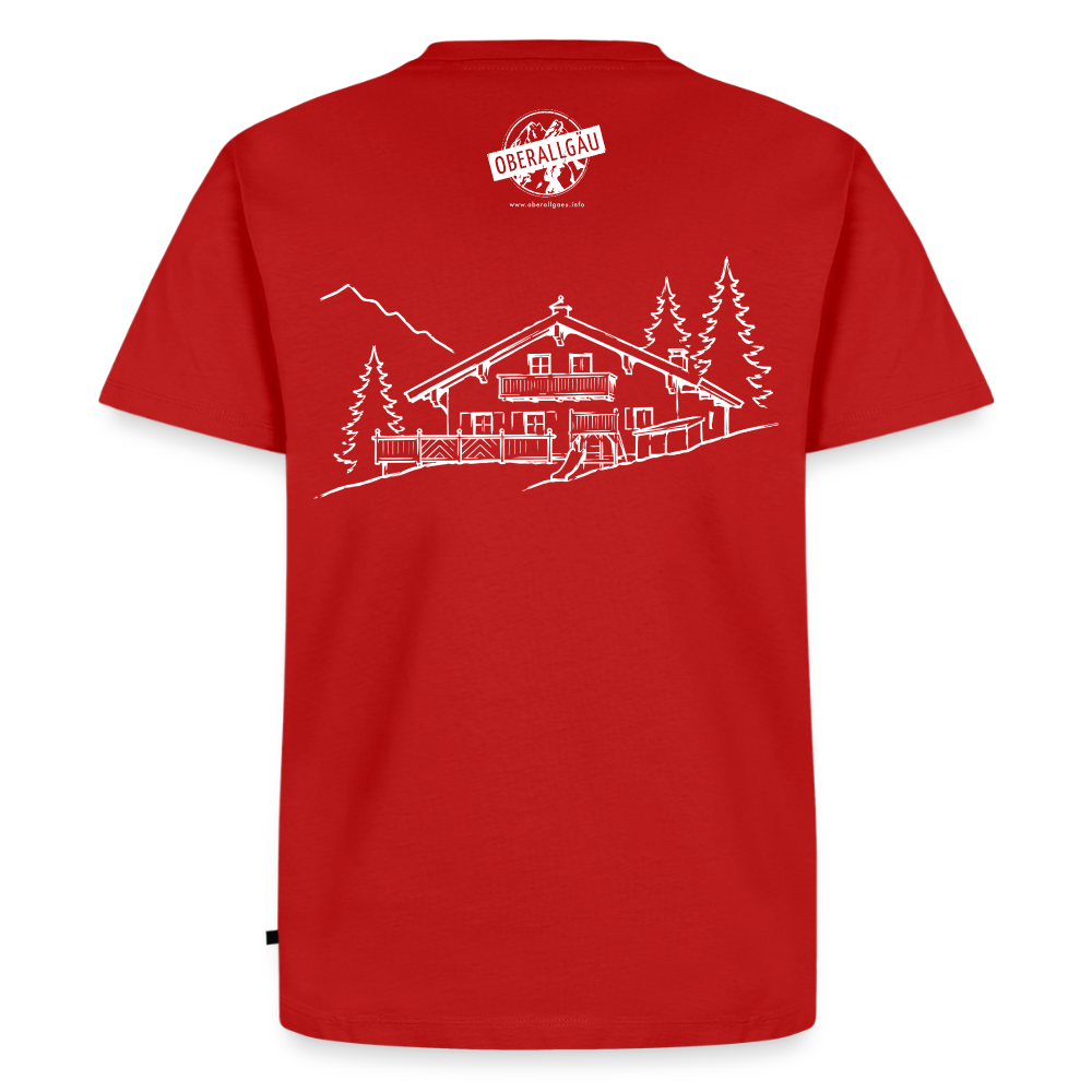 Männer Premium T-Shirt | Untere Ochsenalpe - Rot