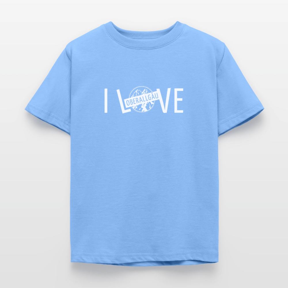 Kinder T-Shirt | I LOVE - Himmelblau