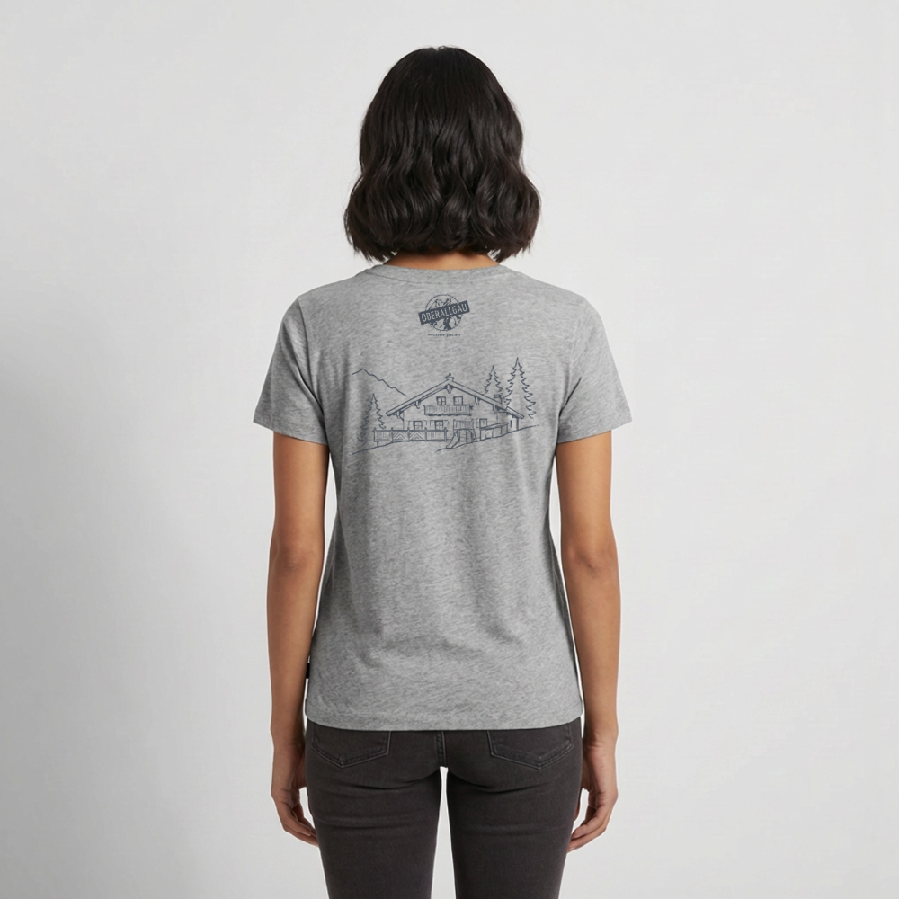 Frauen Premium T-Shirt | Untere Ochsenalpe - Grau meliert