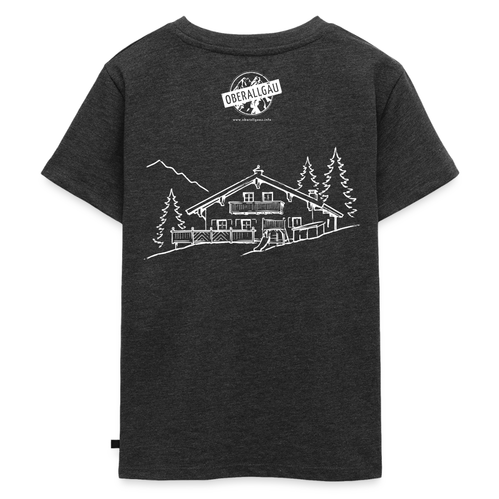 Kinder Premium T-Shirt | Untere Ochsenalpe - Anthrazit meliert
