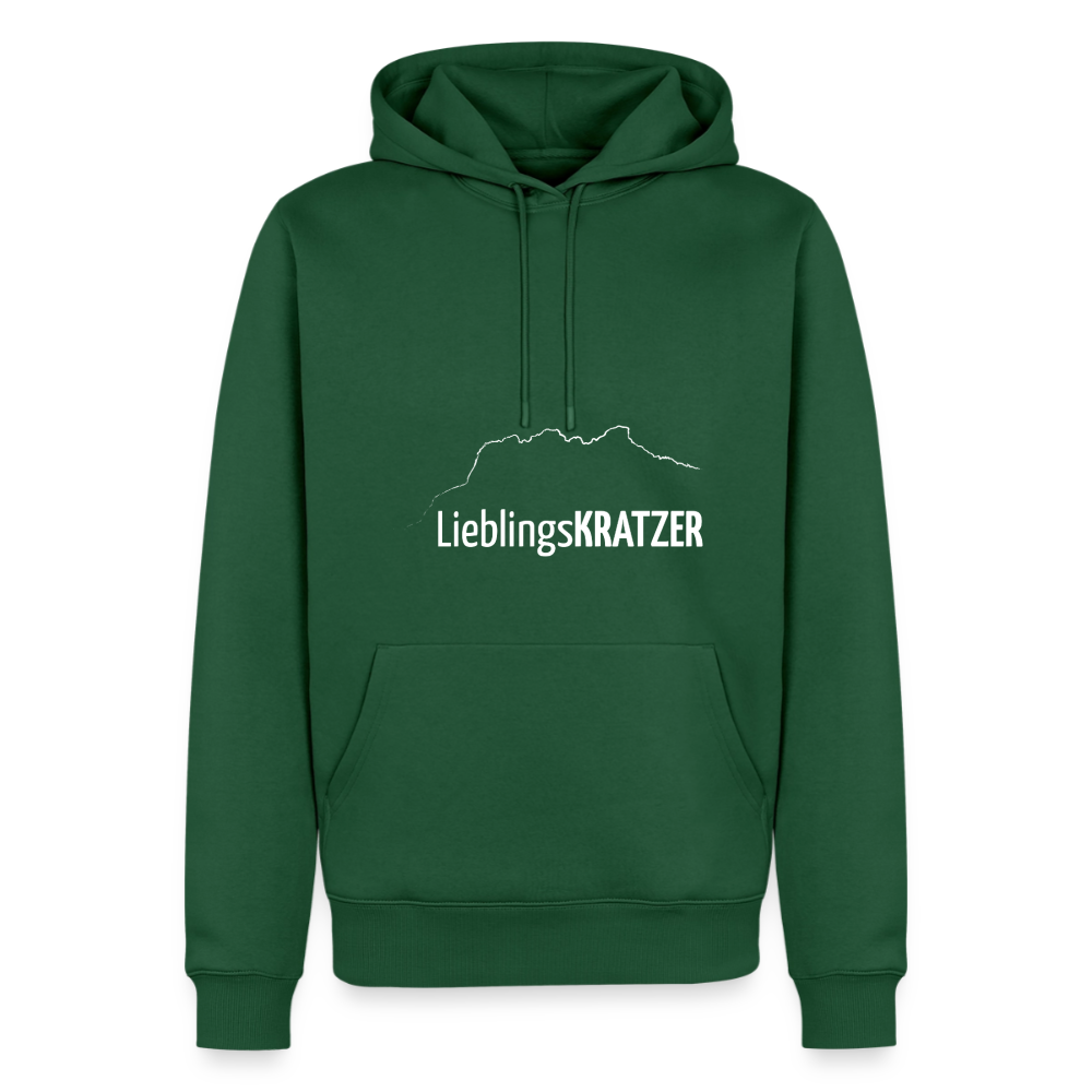 Männer Premium Hoodie | LieblingsKRATZER - Flaschengrün
