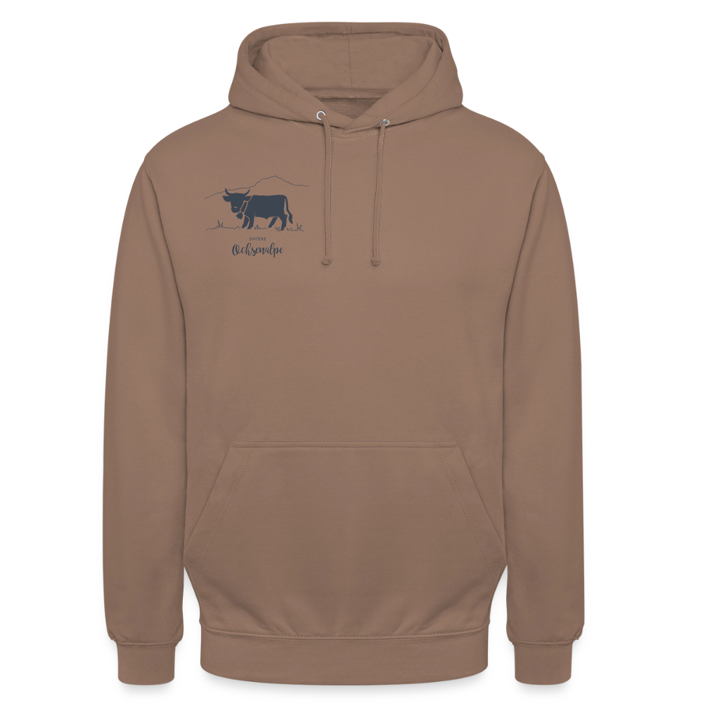 Unisex Hoodie | Untere Ochsenalpe - Mokka