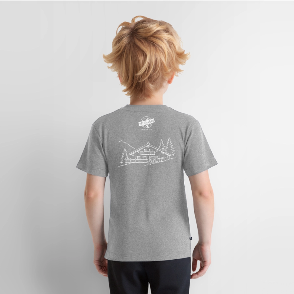 Kinder Premium T-Shirt | Untere Ochsenalpe - Grau meliert