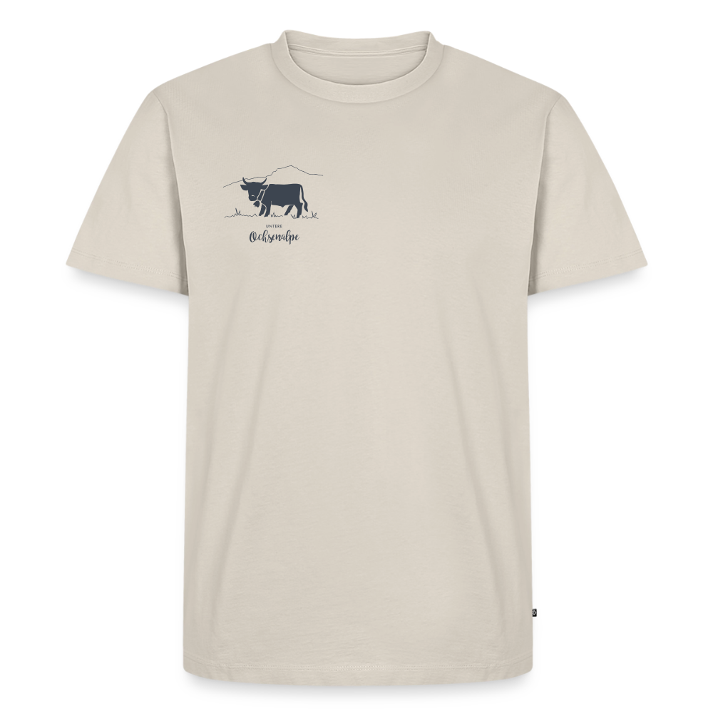 Männer Premium T-Shirt | Untere Ochsenalpe - Beige