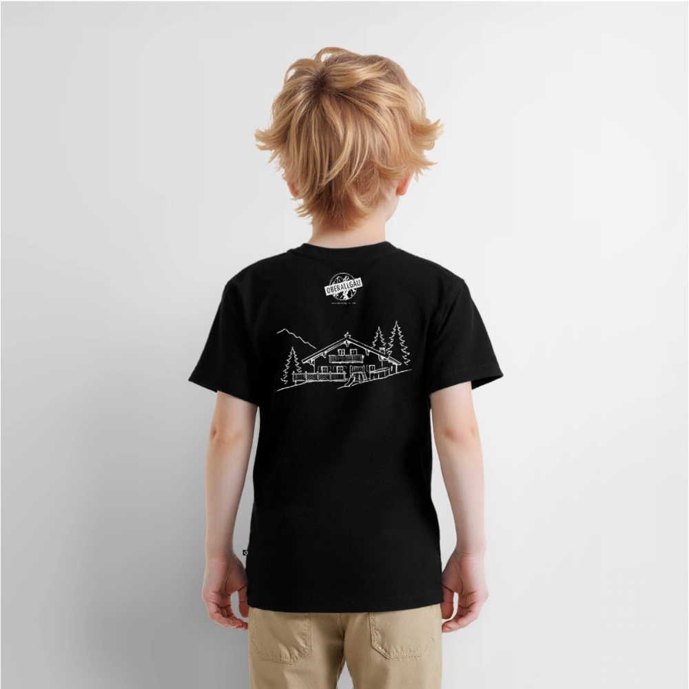 Kinder Premium T-Shirt | Untere Ochsenalpe - Schwarz