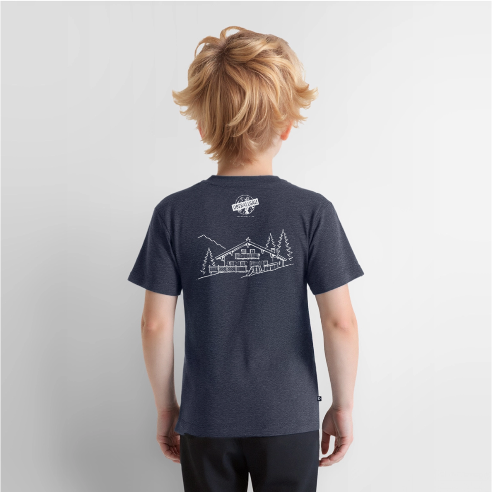 Kinder Premium T-Shirt | Untere Ochsenalpe - Jeansblau 