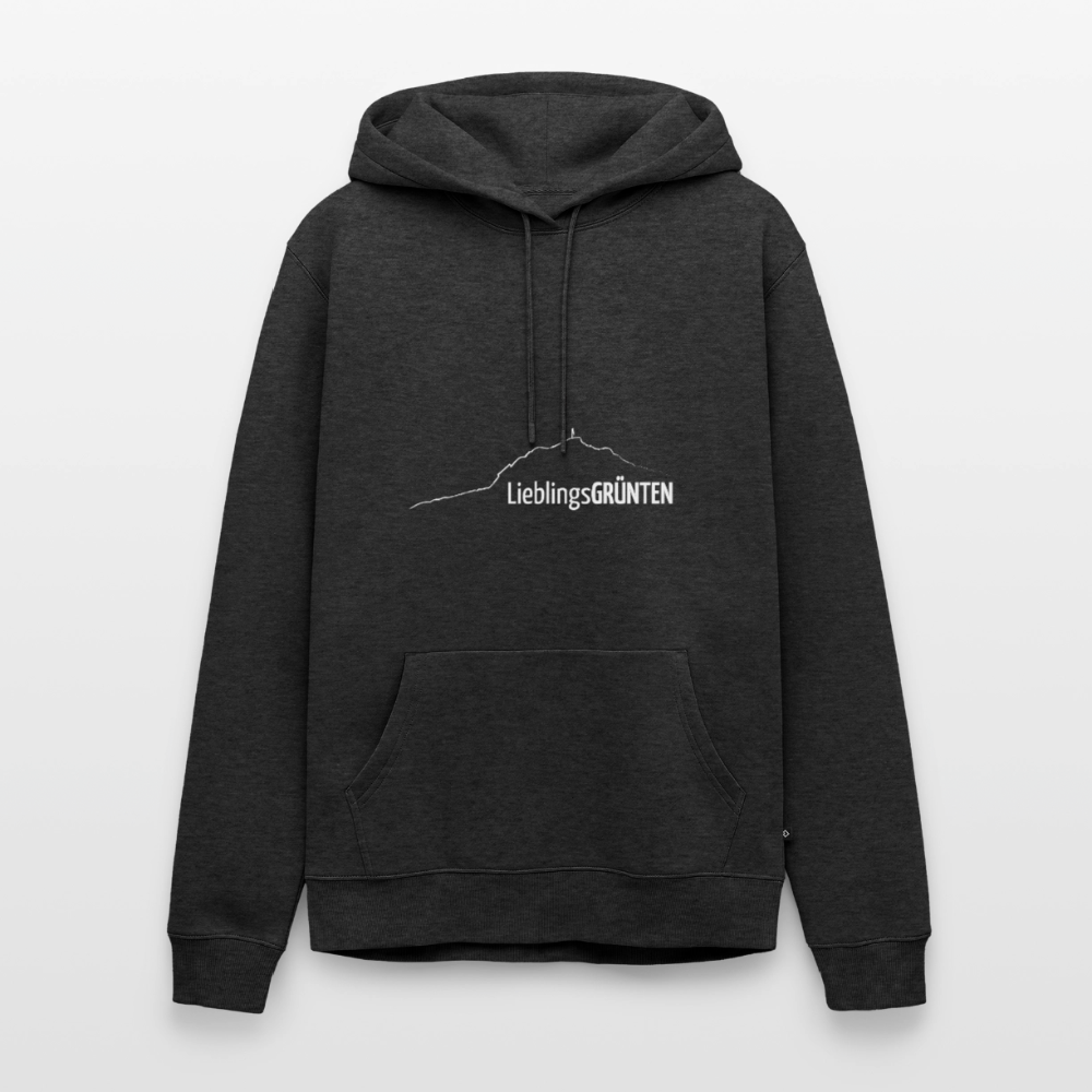 Männer Premium Hoodie | LieblingsGRÜNTEN - Anthrazit meliert