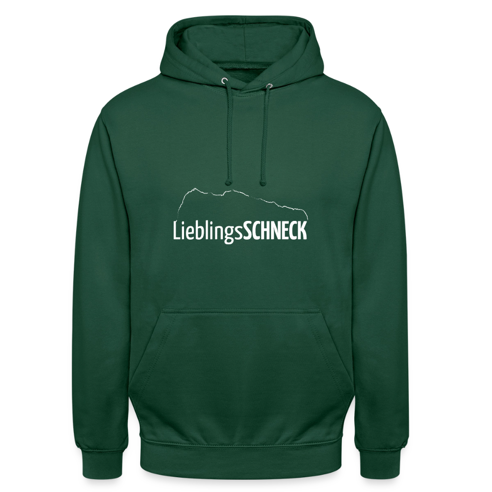 Unisex Hoodie | LieblingsSCHNECK - Flaschengrün