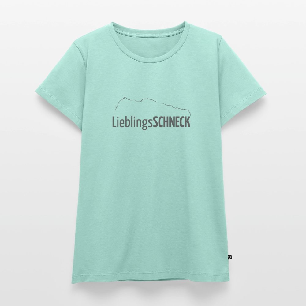 Frauen Premium T-Shirt | LieblingsSCHNECK - Mint 