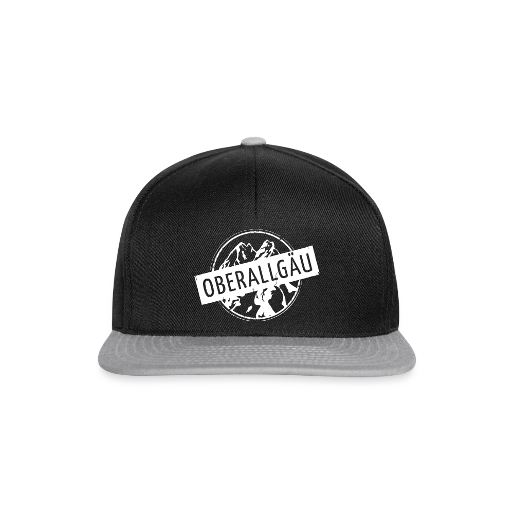 Snapback Cap | OBERALLGÄU - Schwarz/Grau