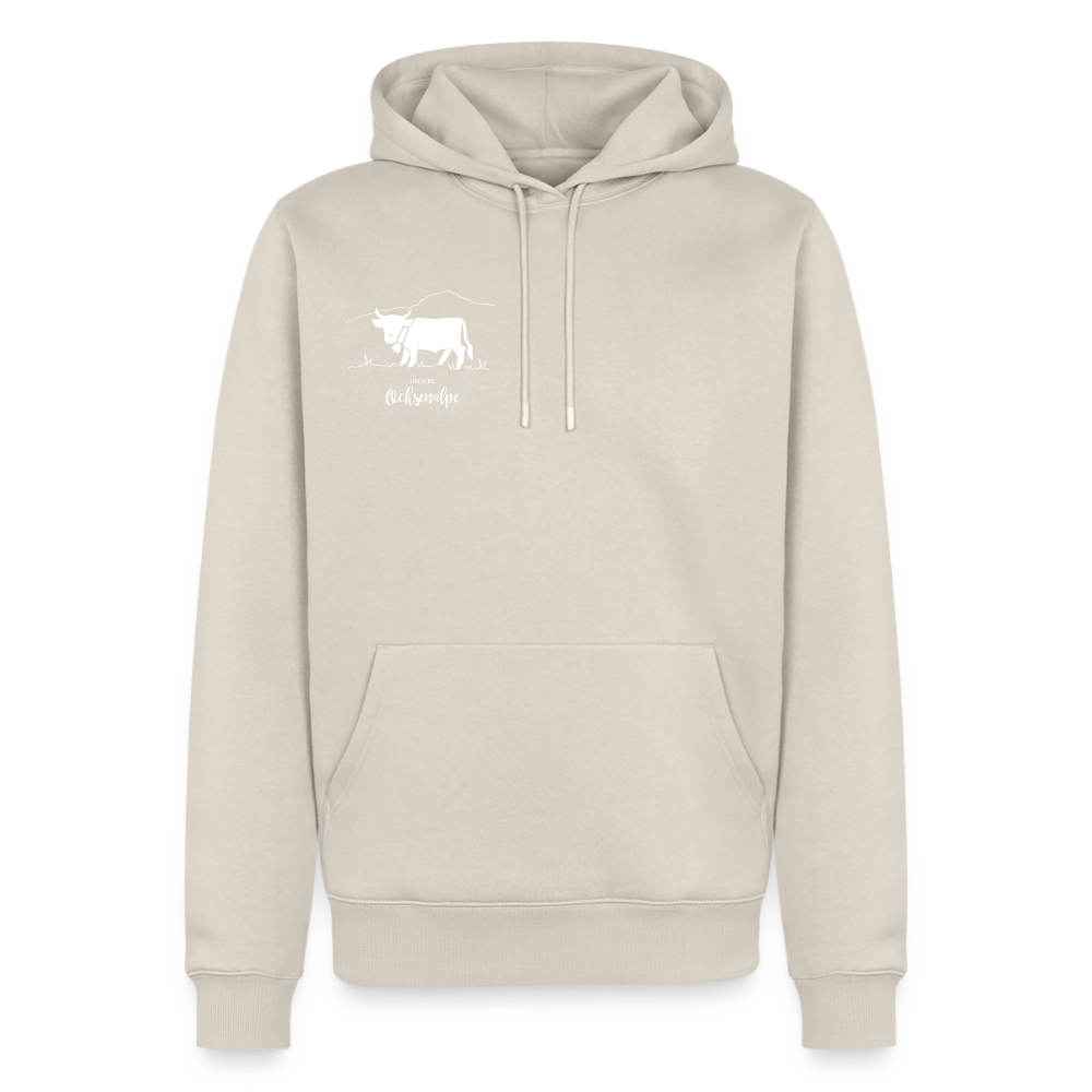 Männer Premium Hoodie | Untere Ochsenalpe - Beige