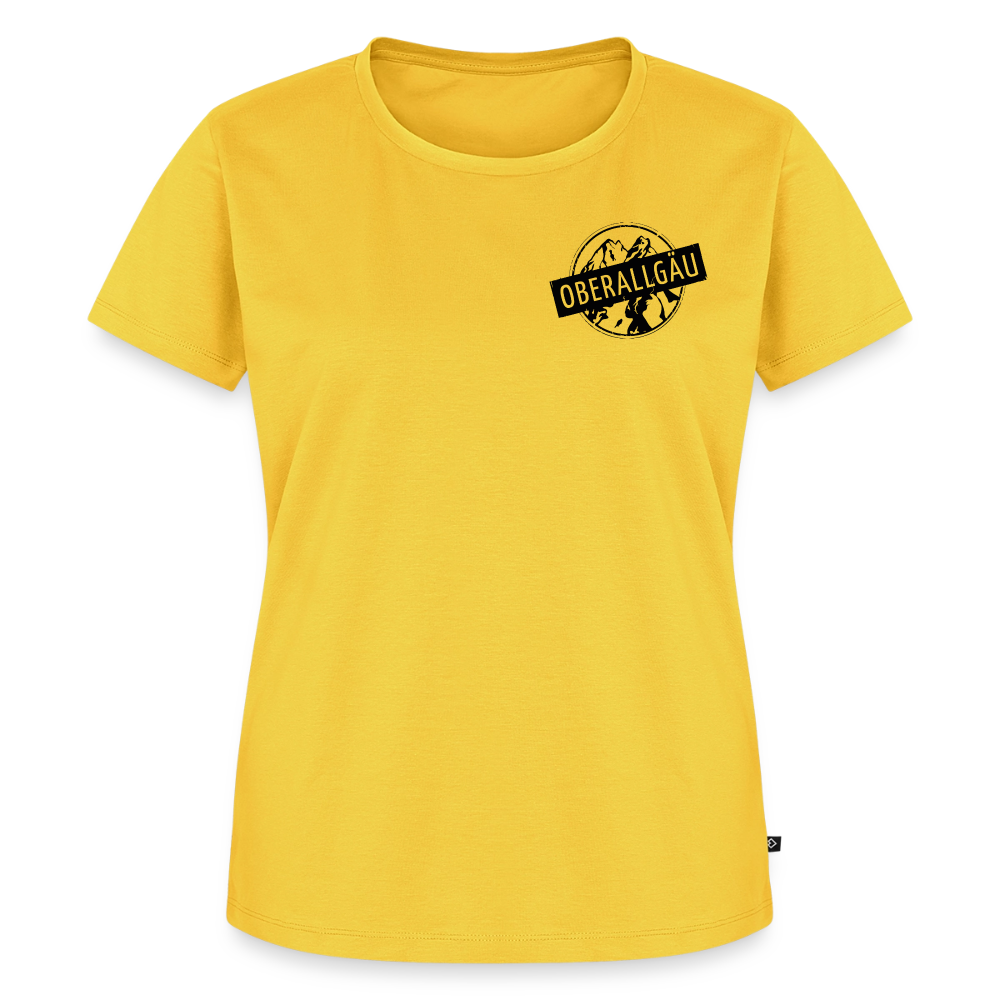 Frauen Premium T-Shirt | OBERALLGÄU - Sonnengelb