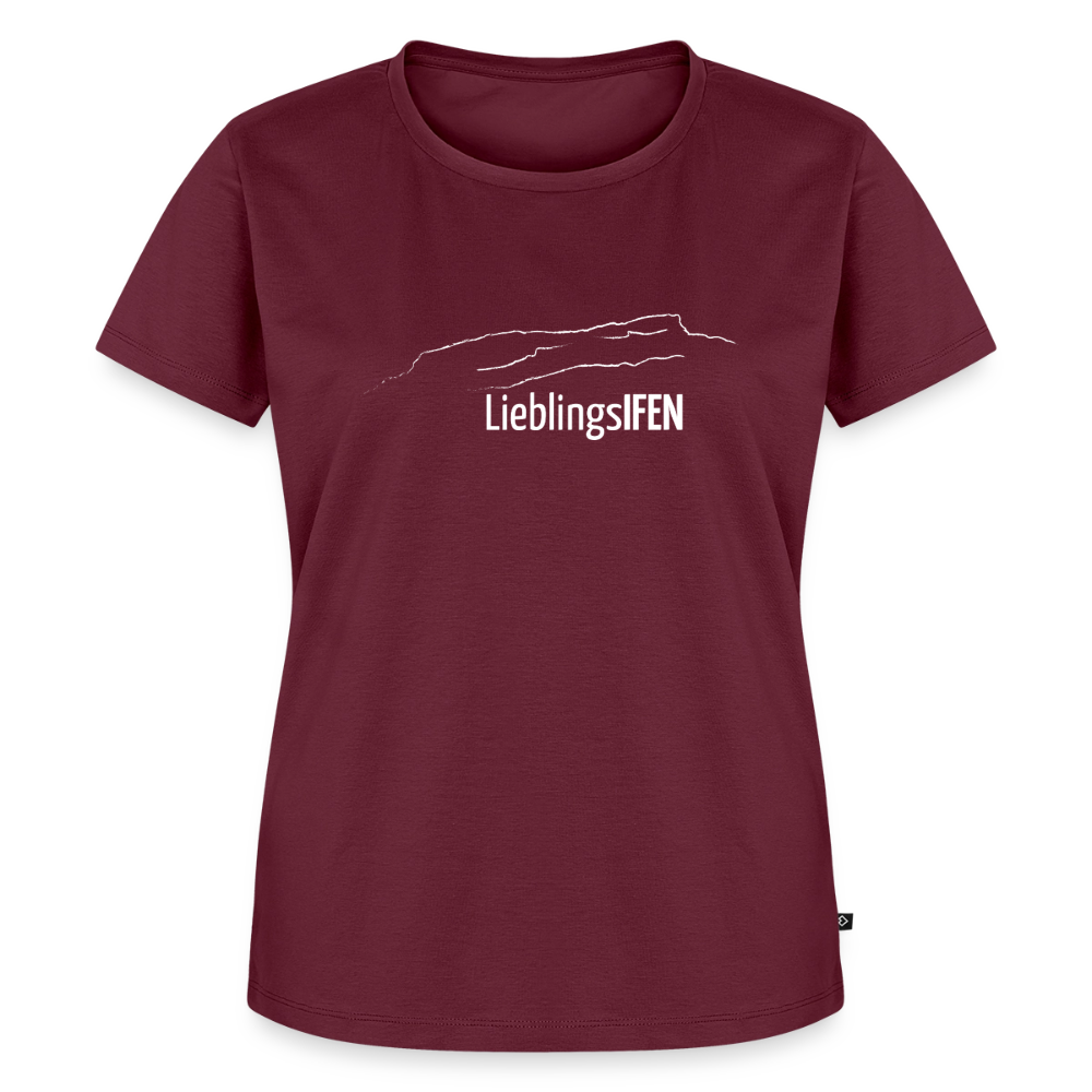 Frauen Premium T-Shirt | LieblingsIFEN - Burgunderrot