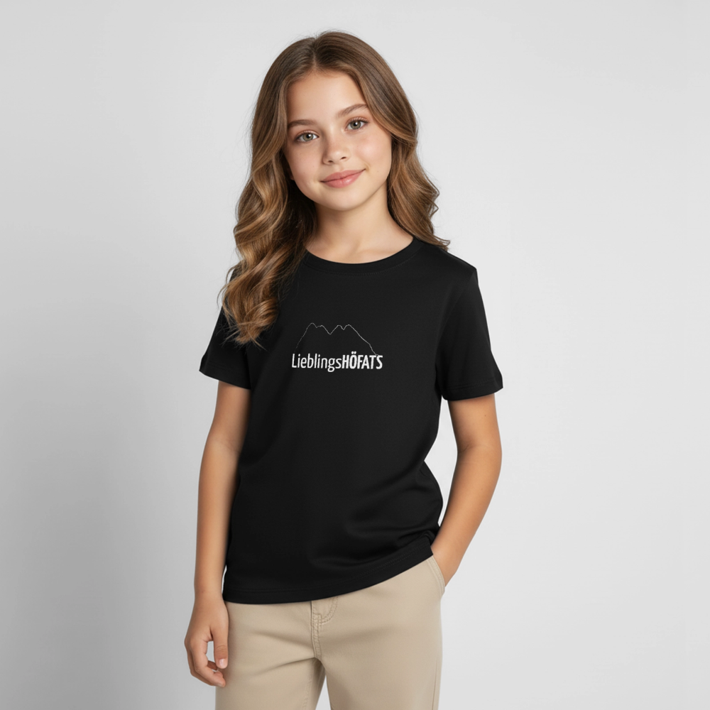 Kinder T-Shirt | LieblingsHÖFATS - Schwarz
