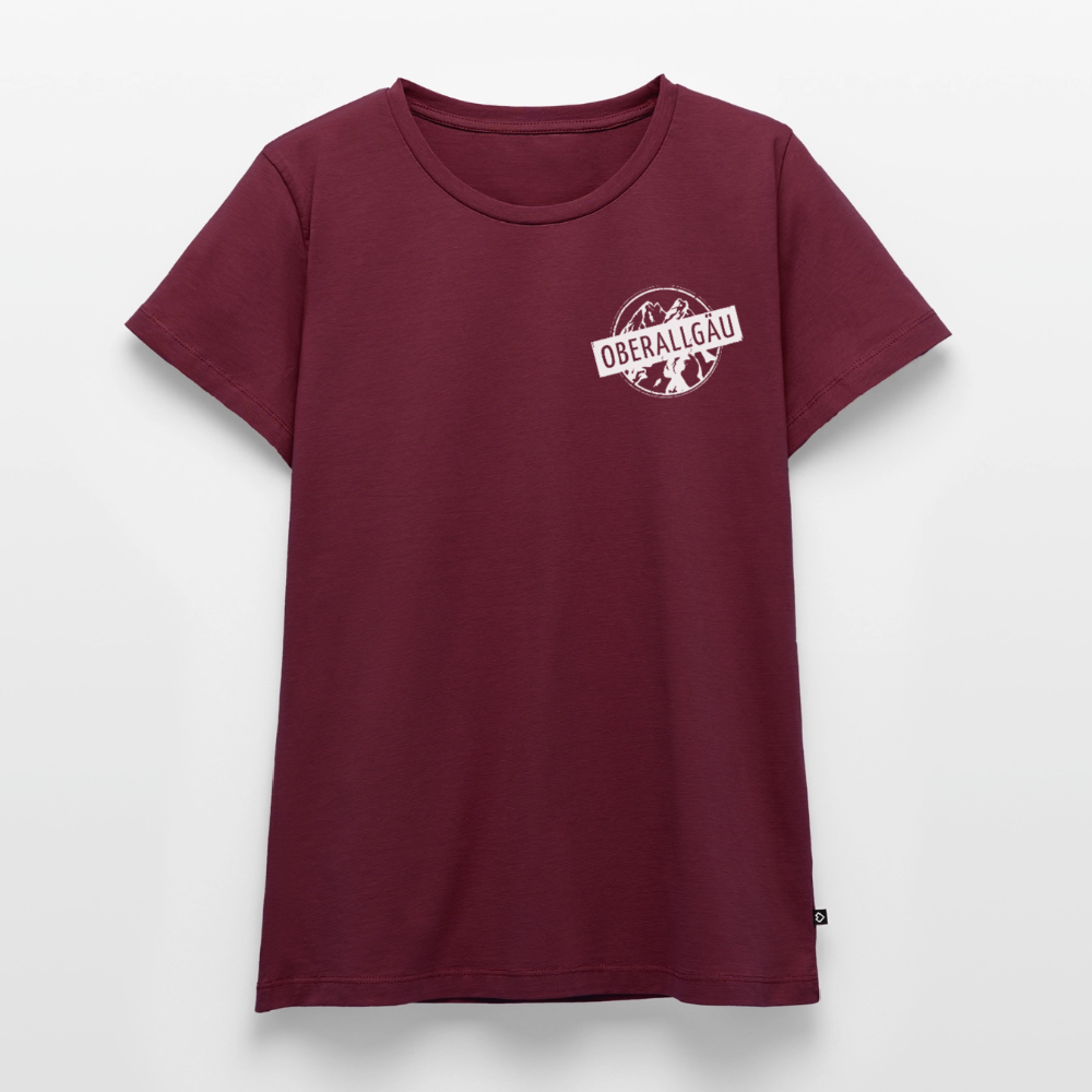 Frauen Premium T-Shirt | OBERALLGÄU - Burgunderrot
