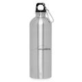 Trinkflasche mit Karabiner 750 ml | LieblingsGRÜNTEN - Lightsilver