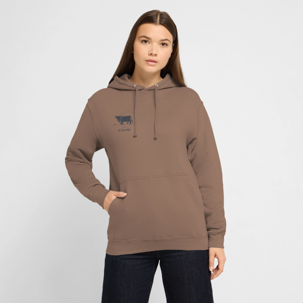Unisex Hoodie | Untere Ochsenalpe - Mokka