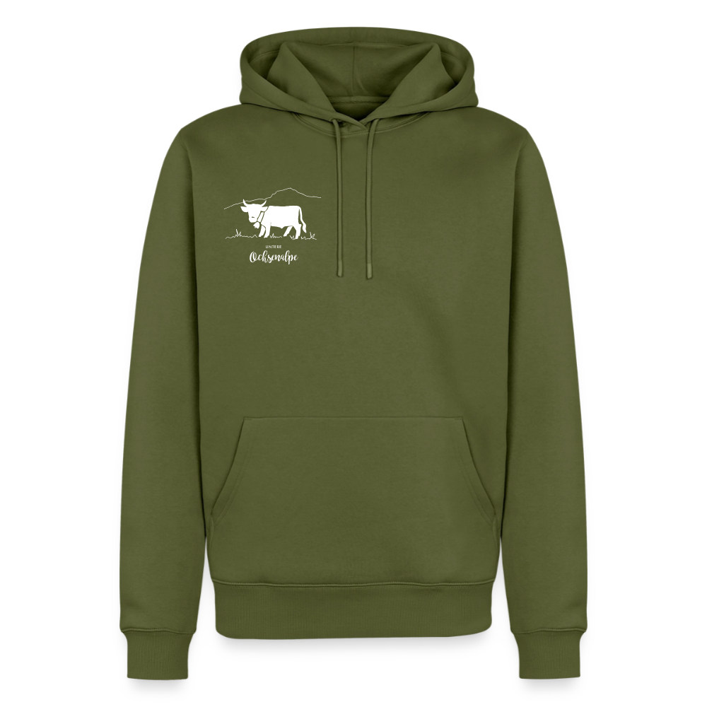 Männer Premium Hoodie | Untere Ochsenalpe - Khaki