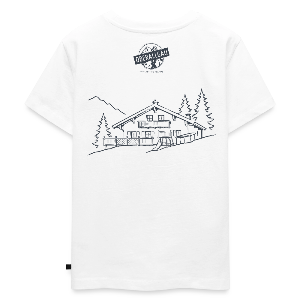 Kinder Premium T-Shirt | Untere Ochsenalpe - Weiß