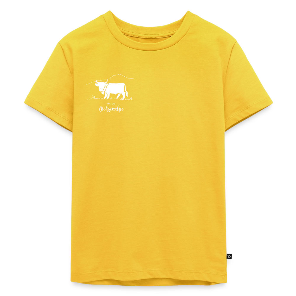 Kinder Premium T-Shirt | Untere Ochsenalpe - Sonnengelb