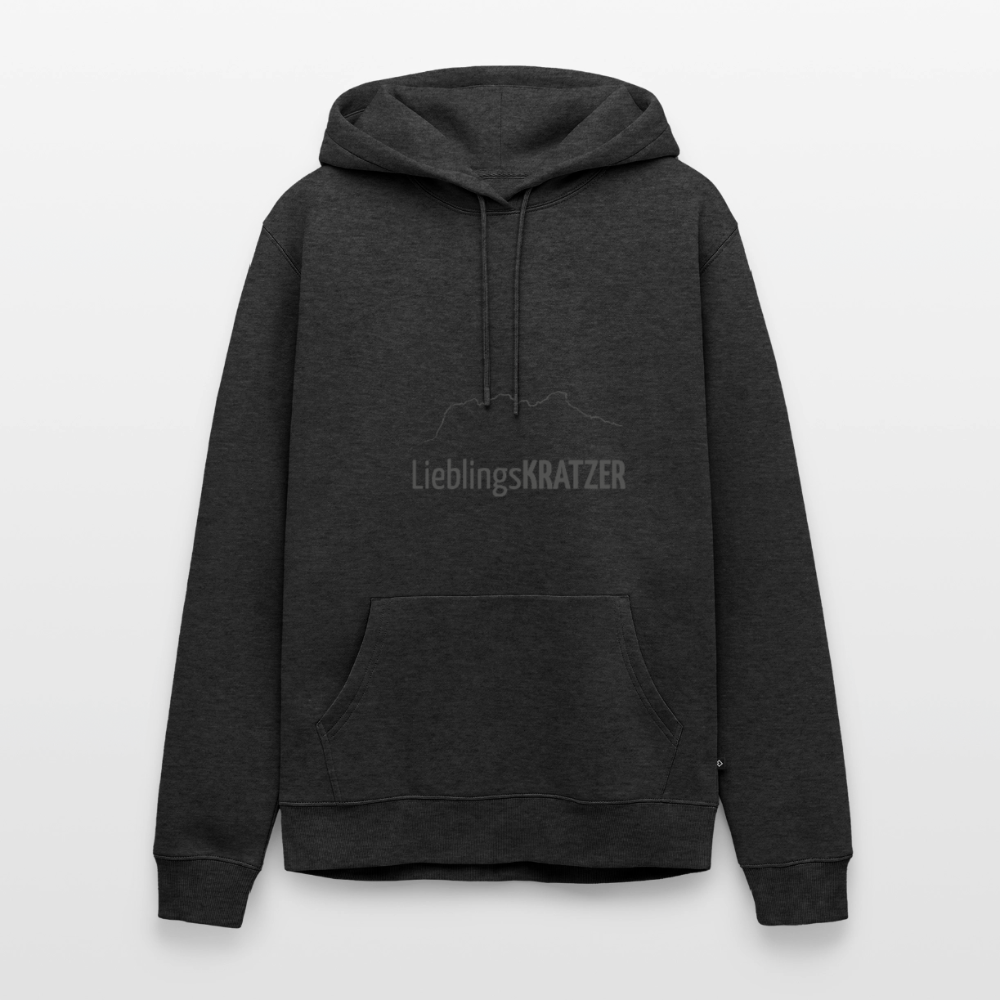 Männer Premium Hoodie | LieblingsKRATZER - Anthrazit meliert