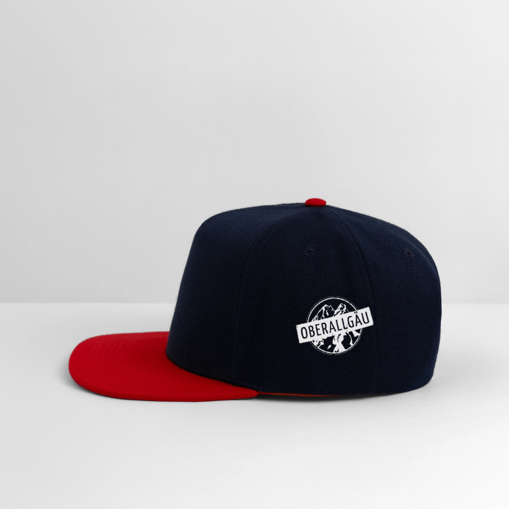 Snapback Cap | Untere Ochsenalpe - Navy/Rot