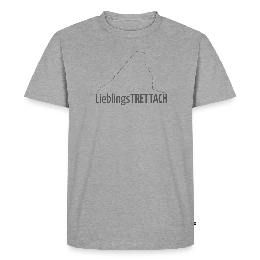 Männer Premium T-Shirt | LieblingsTRETTACH - Grau meliert