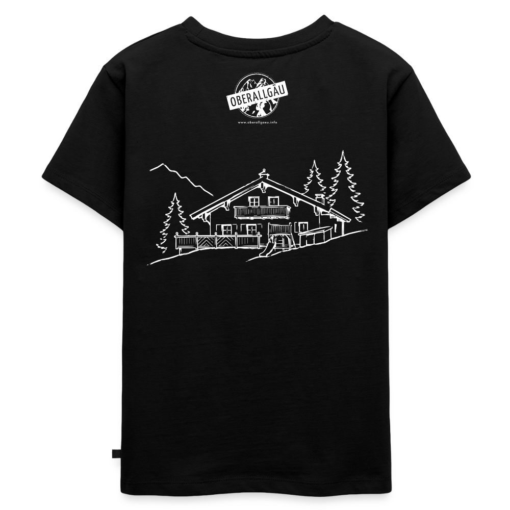 Kinder Premium T-Shirt | Untere Ochsenalpe - Schwarz