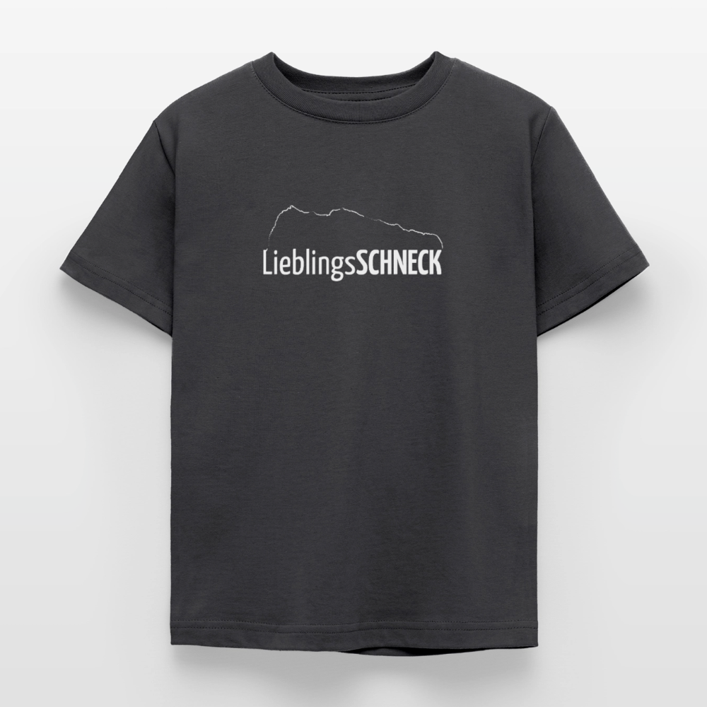Kinder T-Shirt | LieblingsSCHNECK - Dunkelgrau