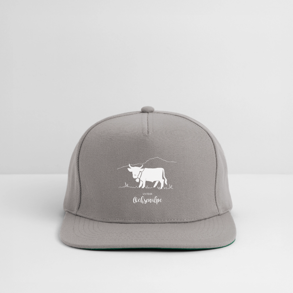 Snapback Cap | Untere Ochsenalpe - Graphit/Graphit