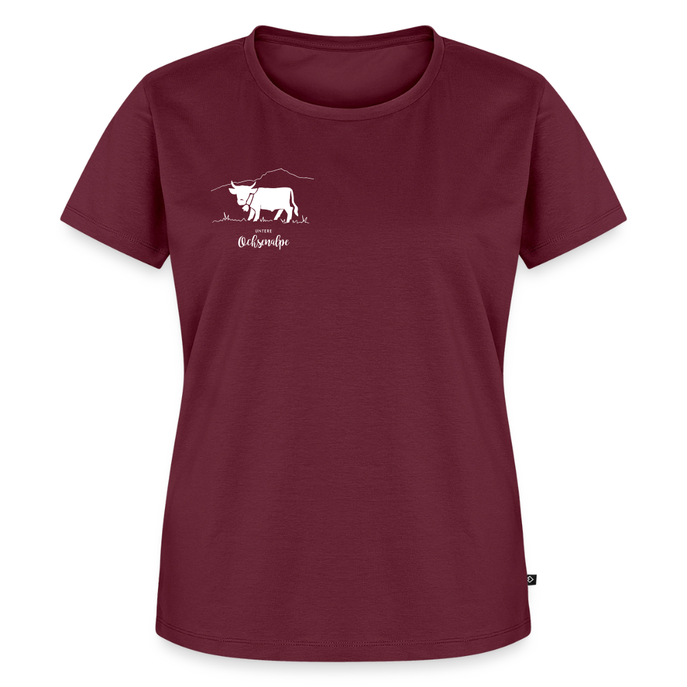 Frauen Premium T-Shirt | Untere Ochsenalpe - Burgunderrot