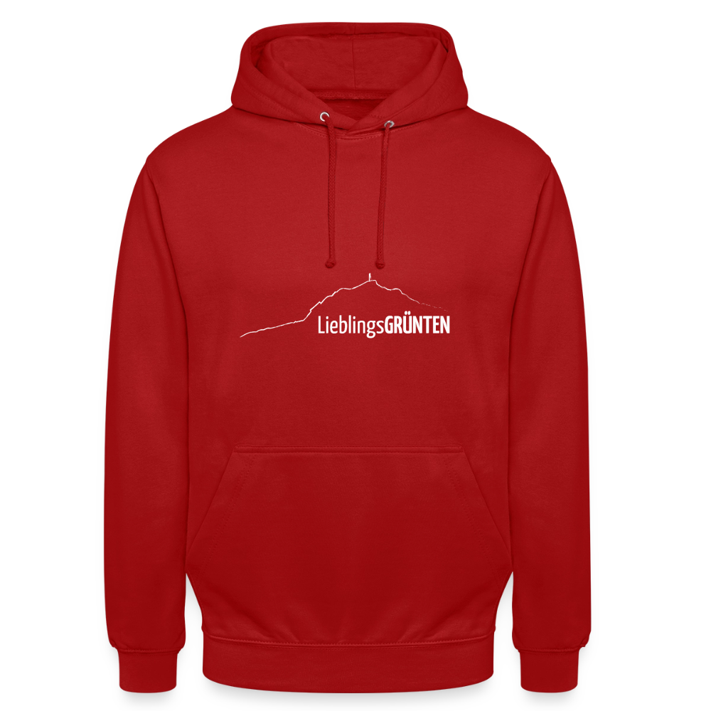Unisex Hoodie | LieblingsGRÜNTEN - Rot