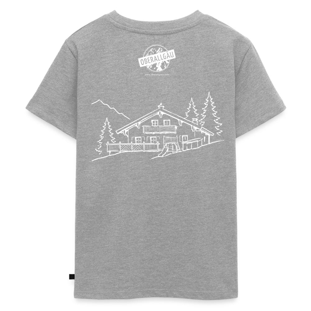 Kinder Premium T-Shirt | Untere Ochsenalpe - Grau meliert
