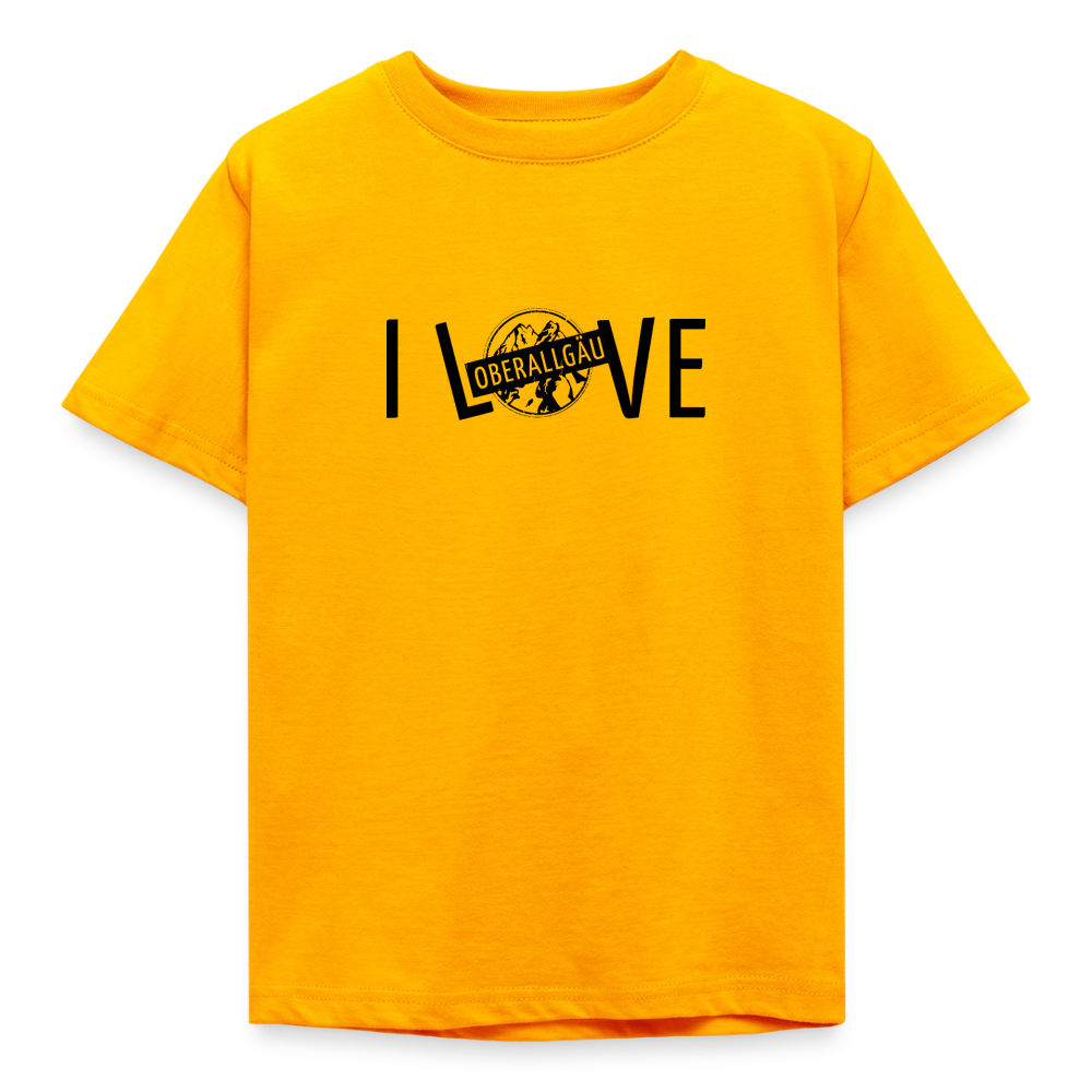 Kinder T-Shirt | I LOVE - Gold