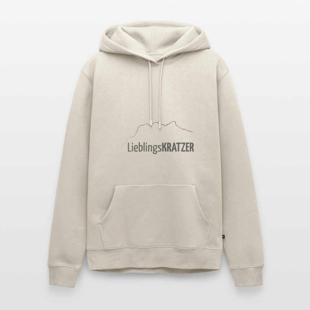 Männer Premium Hoodie | LieblingsKRATZER - Beige