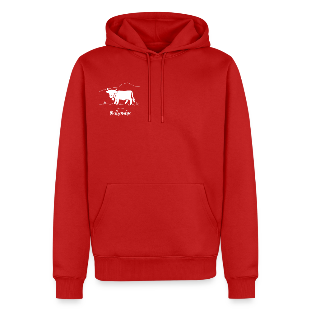 Männer Premium Hoodie | Untere Ochsenalpe - Rot
