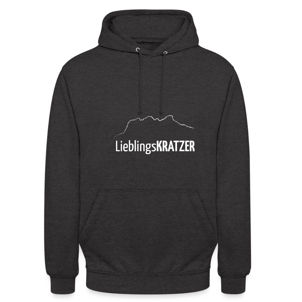 Unisex Hoodie | LieblingsKRATZER - Anthrazit