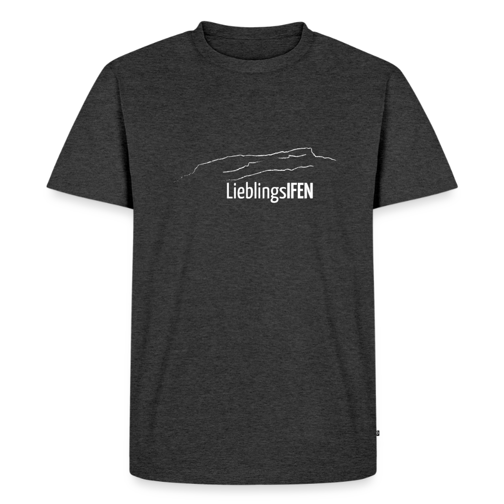 Männer Premium T-Shirt | LieblingsIFEN - Anthrazit meliert